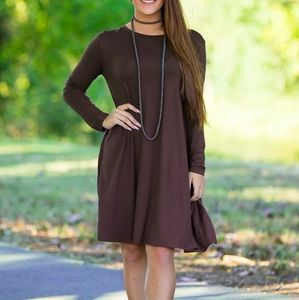 Piko 1986 Brown Dress